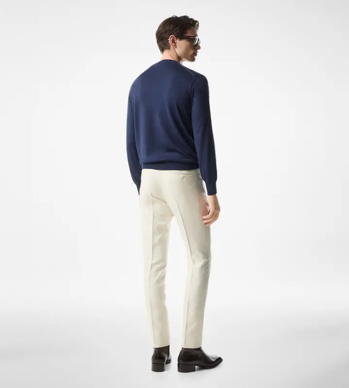 SEAMLESS ALPACA SILK CREW NECK online